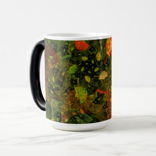 Autumn colorful decorative design color morph mug