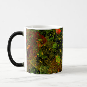Autumn colorful decorative design color morph mug