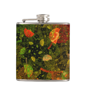 Autumn colorful decorative design flask