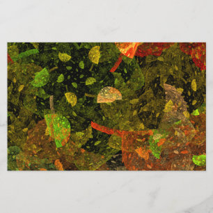 Autumn colorful decorative design flyer