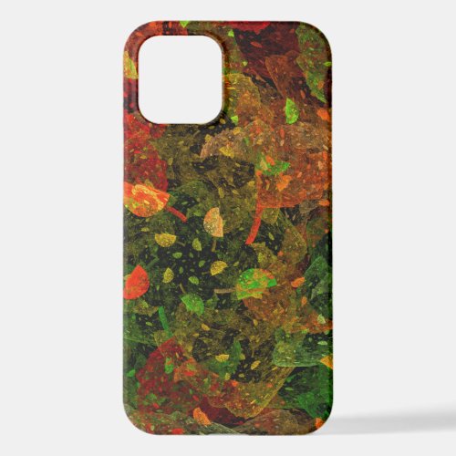 Autumn colorful decorative design iPhone 12 case