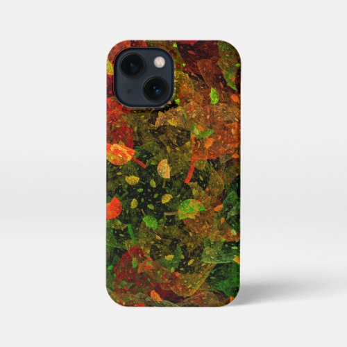 Autumn colorful decorative design iPhone 13 mini case