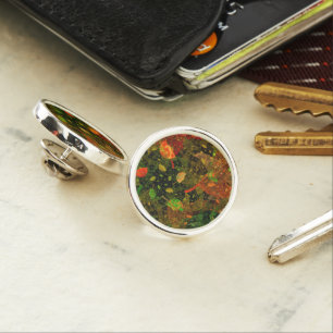 Autumn colorful decorative design lapel pin