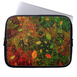 Autumn colorful decorative design laptop sleeve
