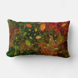 Autumn colorful decorative design lumbar pillow