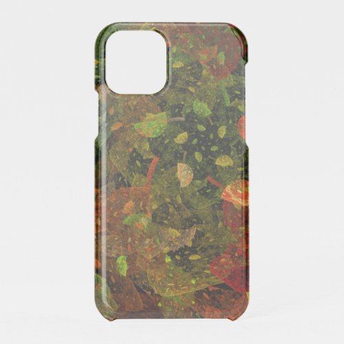 Autumn colorful decorative design iPhone 11 pro case