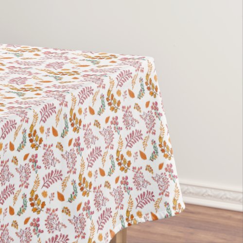 Autumn Colorful Floral Tablecloth