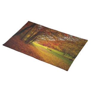 Autumn colorful placemat