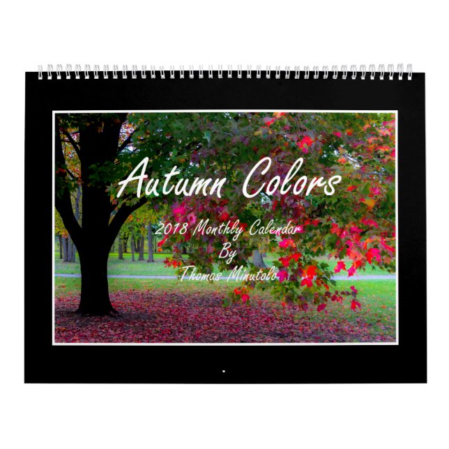 Autumn Colors 2018 Monthly Calendar (Cover)