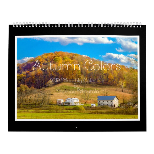 Autumn Colors 2019 Calendar By Thomas Minutolo (Cover)