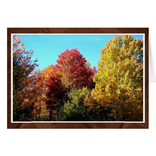 Autumn Colors 2 Card (Front Horizontal)