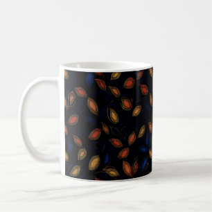 Autumn Colors Abstract Pattern Coffee Mug