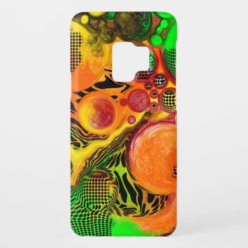 Autumn Colors Abstract Pour Painting Case_Mate Samsung Galaxy S9 Case