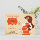 Autumn Colors Baby Shower Invitations (Standing Front)