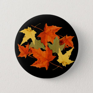 Autumn Colors Button