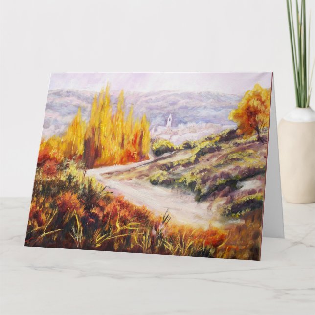 Autumn colors card (Front)