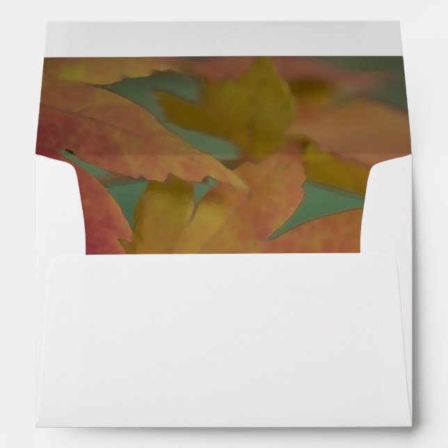 Autumn Colors Envelope (Back (Bottom))