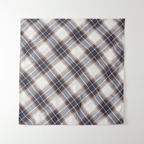 Autumn Colors Gingham Ecological Cotton Tapestry