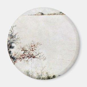 Autumn Colors In Hsun-Yang By Lu Chih (Best Qualit Magnet