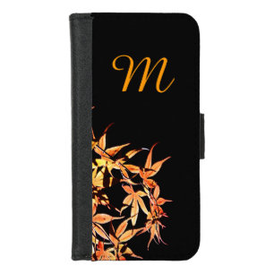 Autumn Colors Japanese Maples Monogram Wallet Case