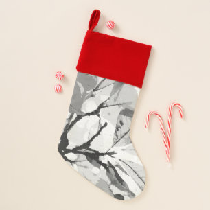 Autumn colors, leaves 2 christmas stocking