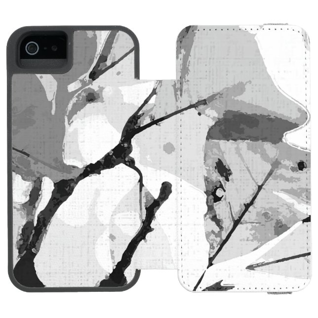 Autumn colors, leaves 2 incipio iPhone wallet case (Folio Open)