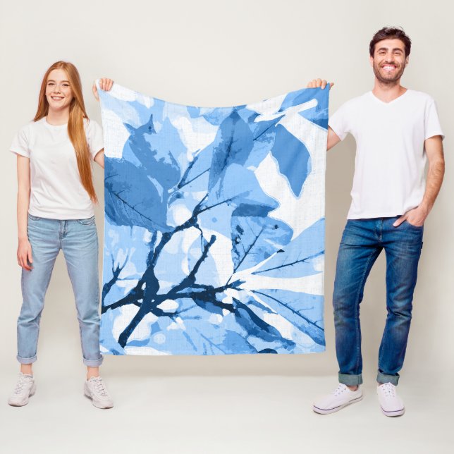 Autumn colors, leaves 4 fleece blanket (In Situ)