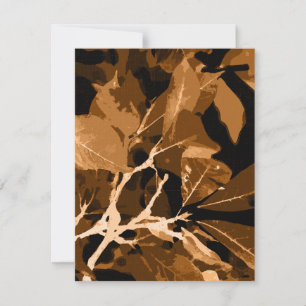 Autumn colors, leaves 6 note card