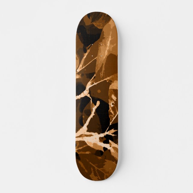 Autumn colors, leaves 6 skateboard (Front)
