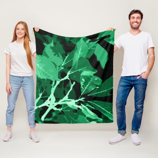 Autumn colors, leaves 7 fleece blanket (In Situ)