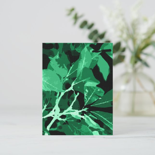 Autumn colors, leaves 7 postcard (Standing Front)