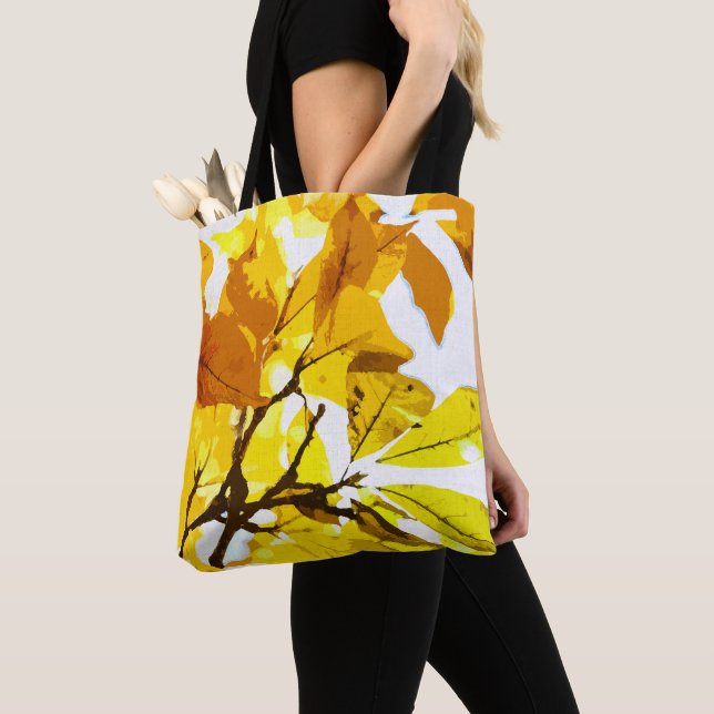 Autumn colors, leaves tote bag (Close Up)