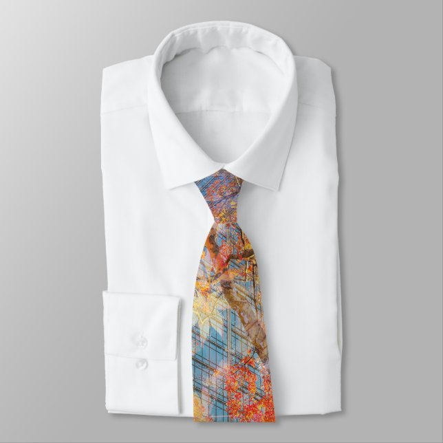 Autumn Colors Neck Tie (Tied)