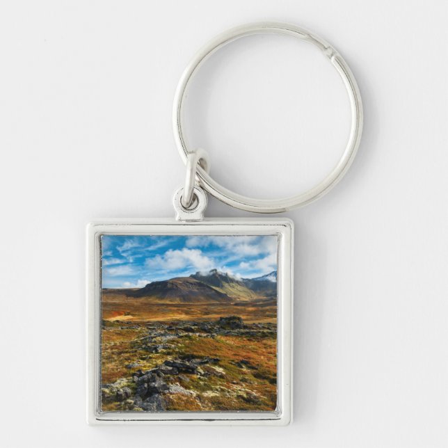 Autumn colors on the landscape keychain (Front)