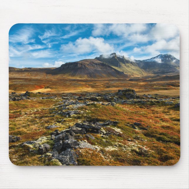 Autumn colors on the landscape mouse pad (Front)