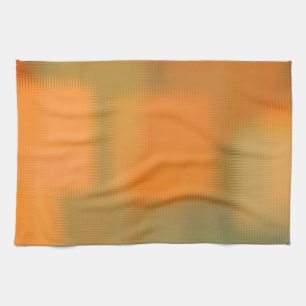 Autumn Colors Orange Red Yellow Green Brown Kitchen Towel