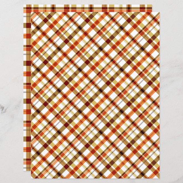Autumn Colors Plaid (Front/Back)