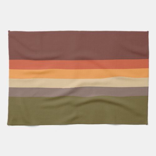 Autumn Colors _ Red Orange Yellow Tan Green Brown Kitchen Towel