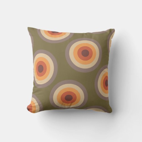 Autumn Colors _ Red Orange Yellow Tan Green Brown Outdoor Pillow