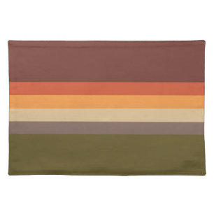 Autumn Colors - Red Orange Yellow Tan Green Brown Placemat
