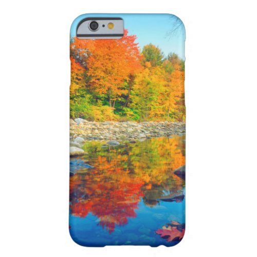 Autumn Colors reflecting in a stream in Vermont Barely There iPhone 6 Case