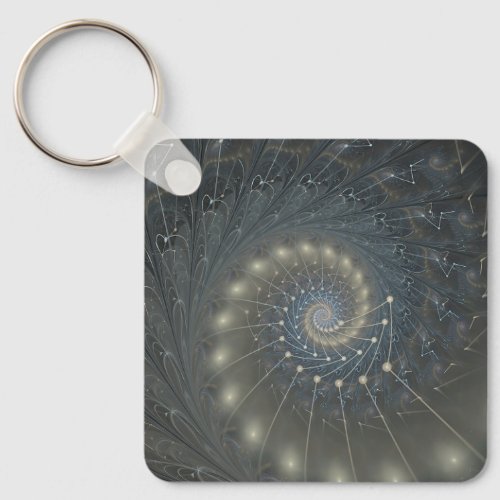 Autumn Colors Spiral Keychain