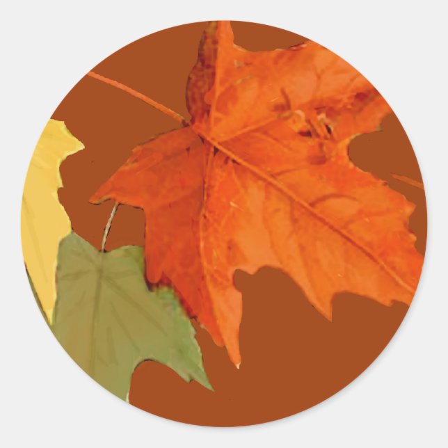Autumn Colors Sticker (Front)