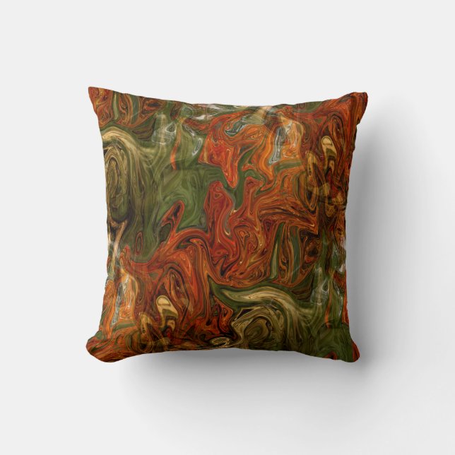 Autumn colors... throw pillow (Front)