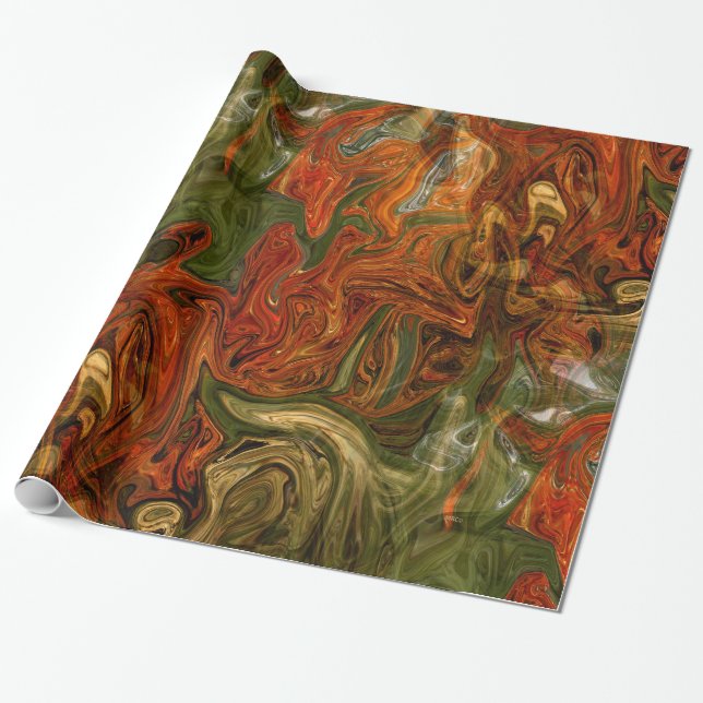 Autumn colors... wrapping paper (Unrolled)