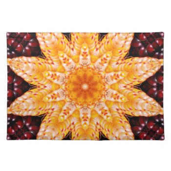 Autumn Corn Flower Placemat by artinphotography at Zazzle