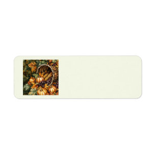 Autumn Cornucopia Address Labels
