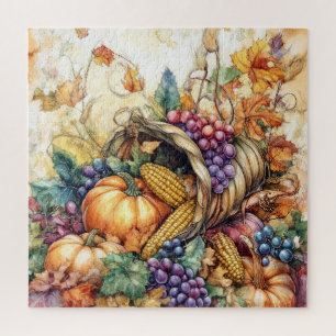Autumn Cornucopia Jigsaw Puzzle