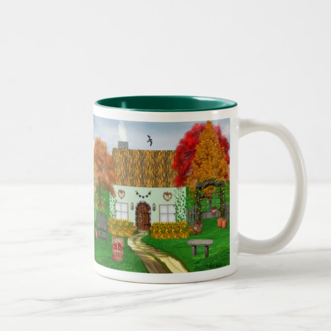 Autumn Cottage Mug (Right)