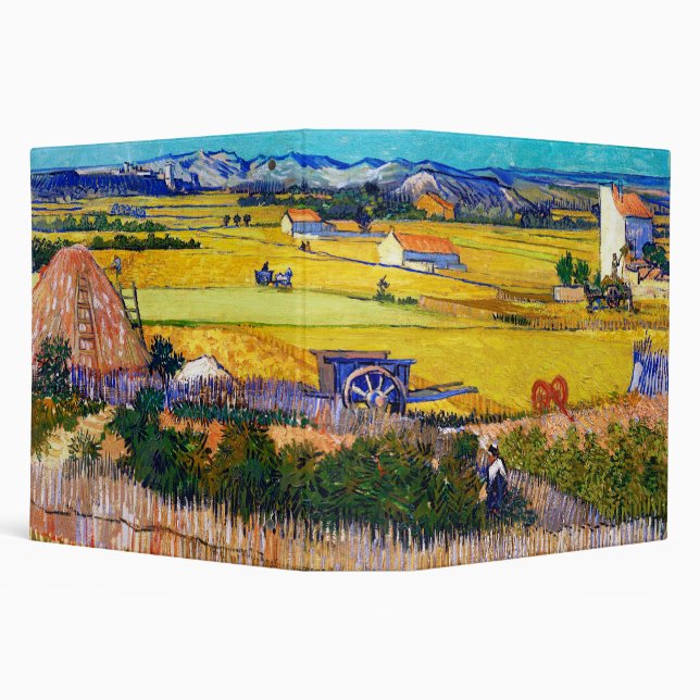 Autumn Countryside, Van Gogh 3 Ring Binder (Background)